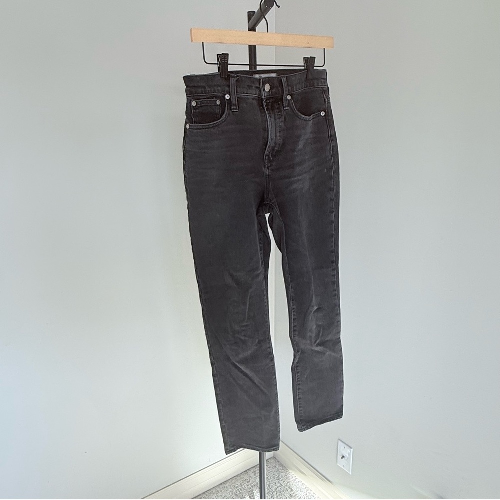 Madewell Perfect Vintage Jean 25 High Rise Straight Denim